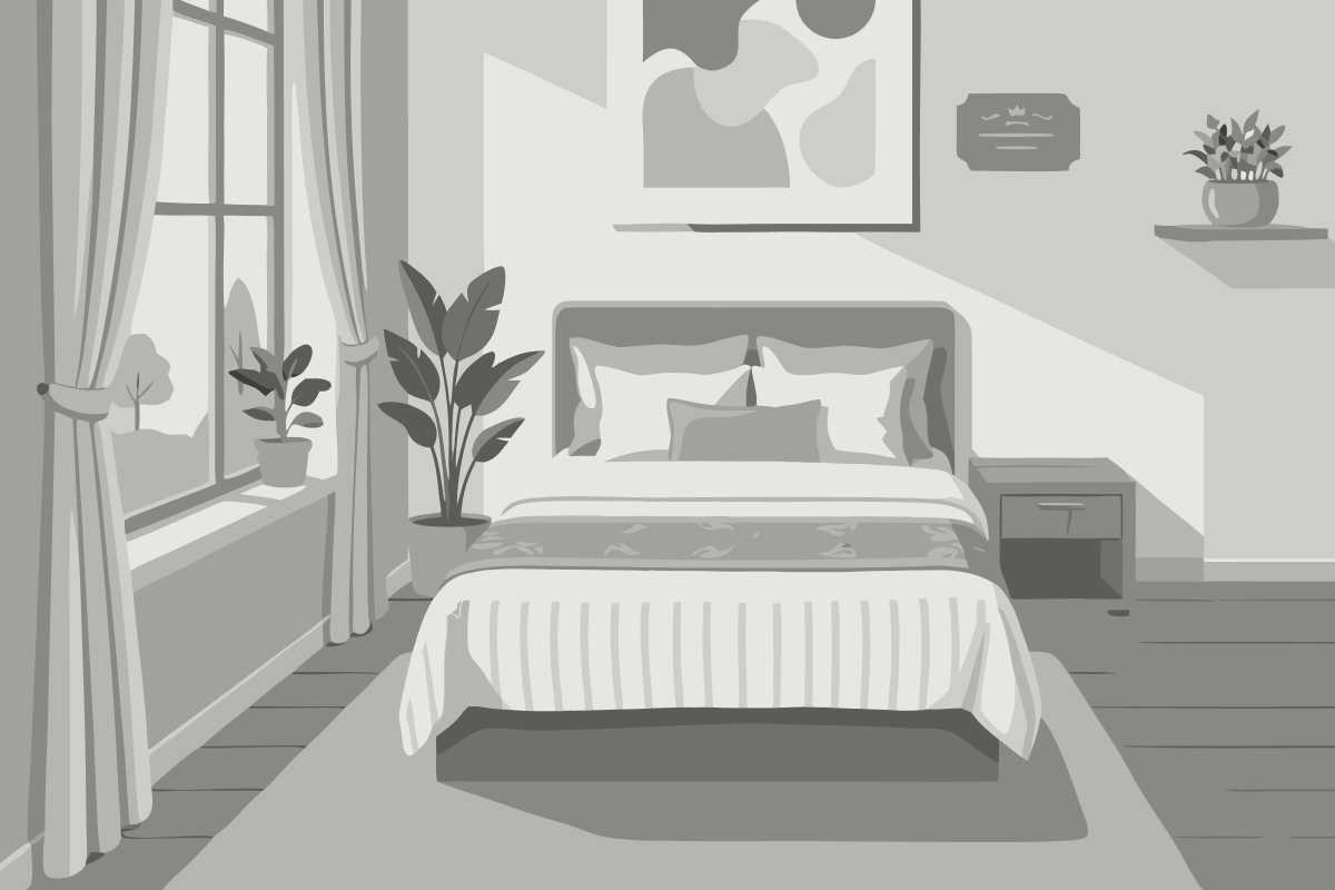 Standard Zimmer mit 1 Queensize-Bett